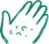 rash on hand icon